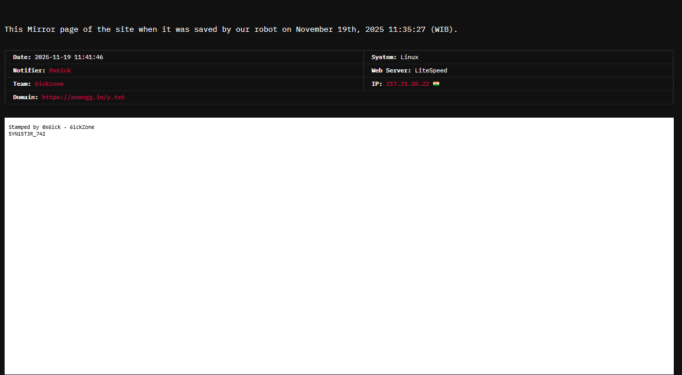 6ickzone针对A N工程网站-xLab 威胁情报