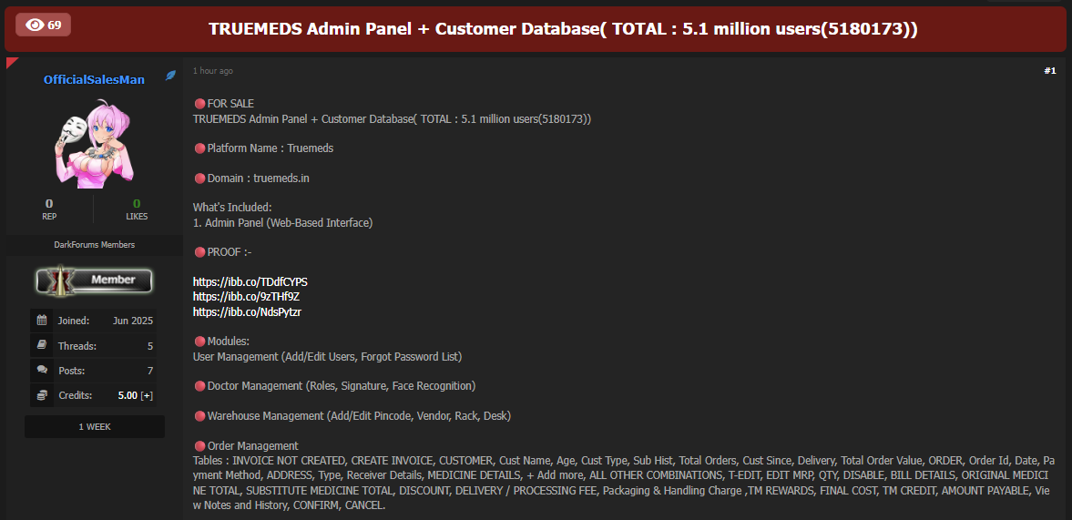 Truemeds涉嫌出售数据-xLab 威胁情报