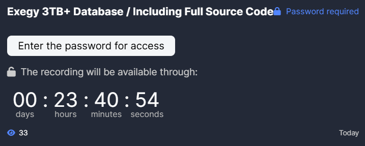 Exegy成为Everest勒索软件的受害者-xLab 威胁情报