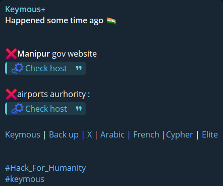 Keymous+针对印度机场管理局（AAI）网站-xLab 威胁情报