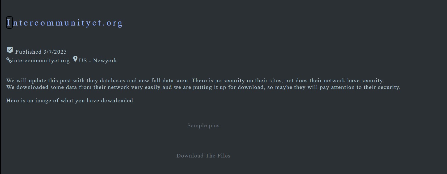 InterCommunity成为Teamxxx勒索软件的受害者-xLab 威胁情报