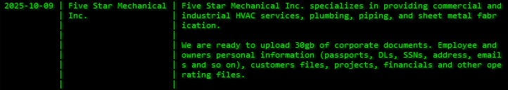 五星机械成为akira勒索软件的受害者-xLab 威胁情报