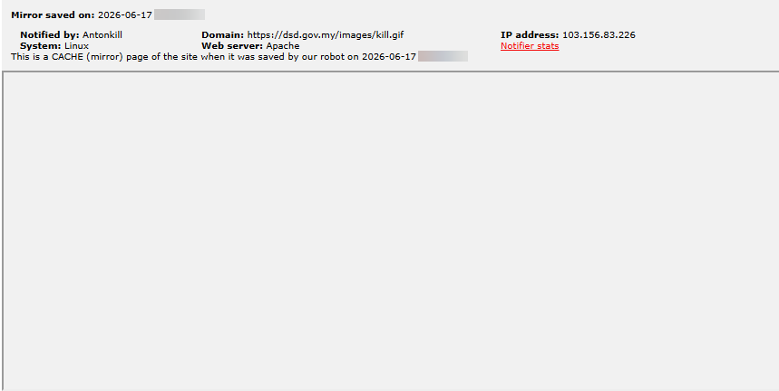 Antonkill targets the website of Department of Skills Development (Malaysia)-xLab 威胁情报