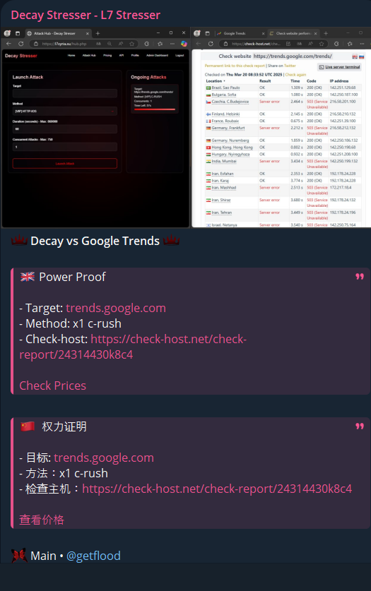 Decay Stresser–L7 Stresser Google Trends网站-xLab 威胁情报