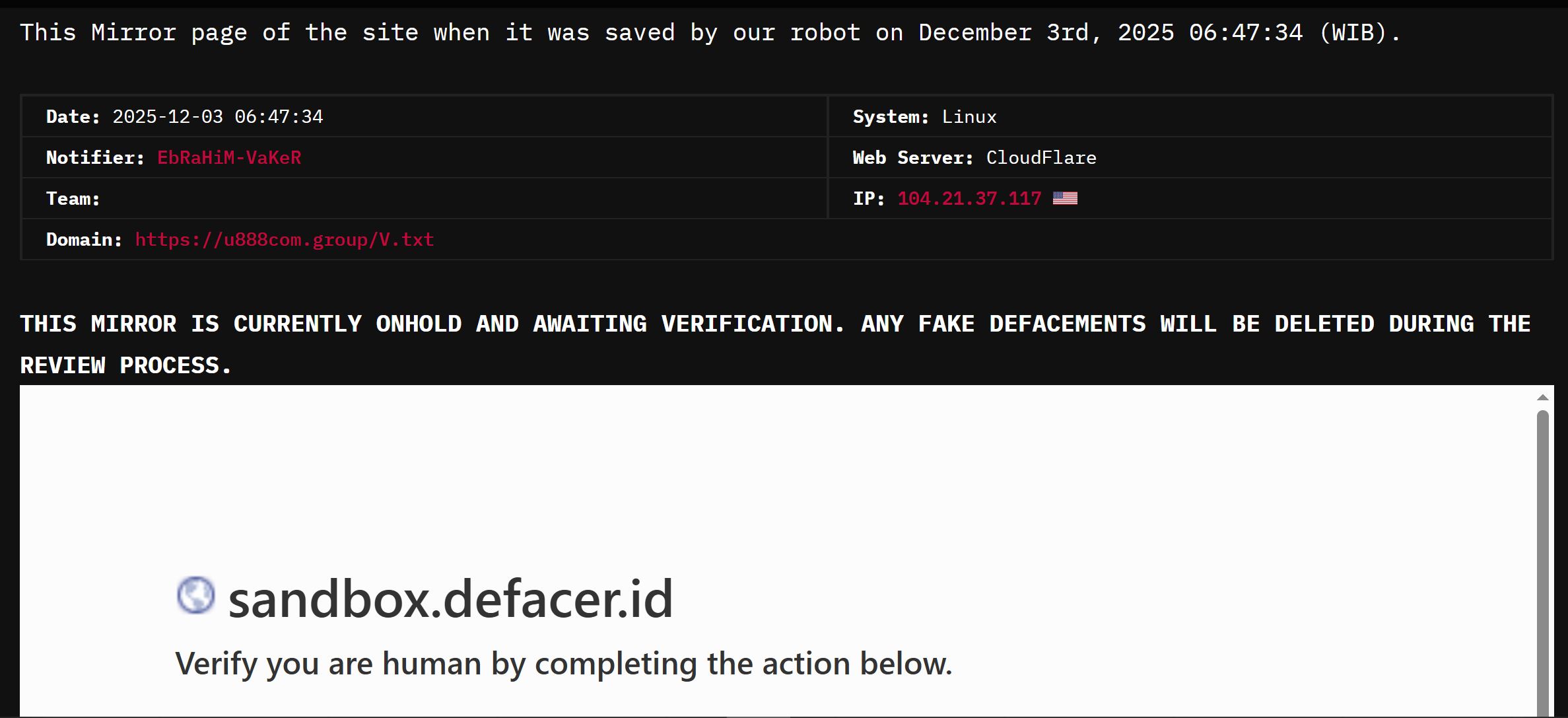 易卜拉欣-瓦克瞄准U888网站-xLab 威胁情报