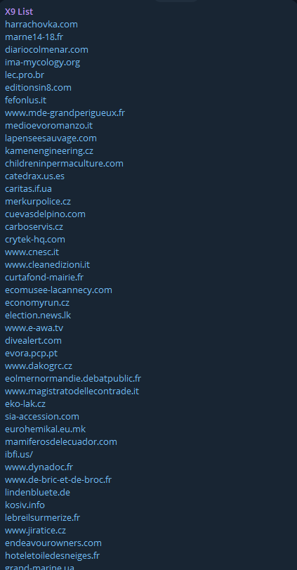 Alleged leak of webshell access to IMA International Mycological Association-xLab 威胁情报