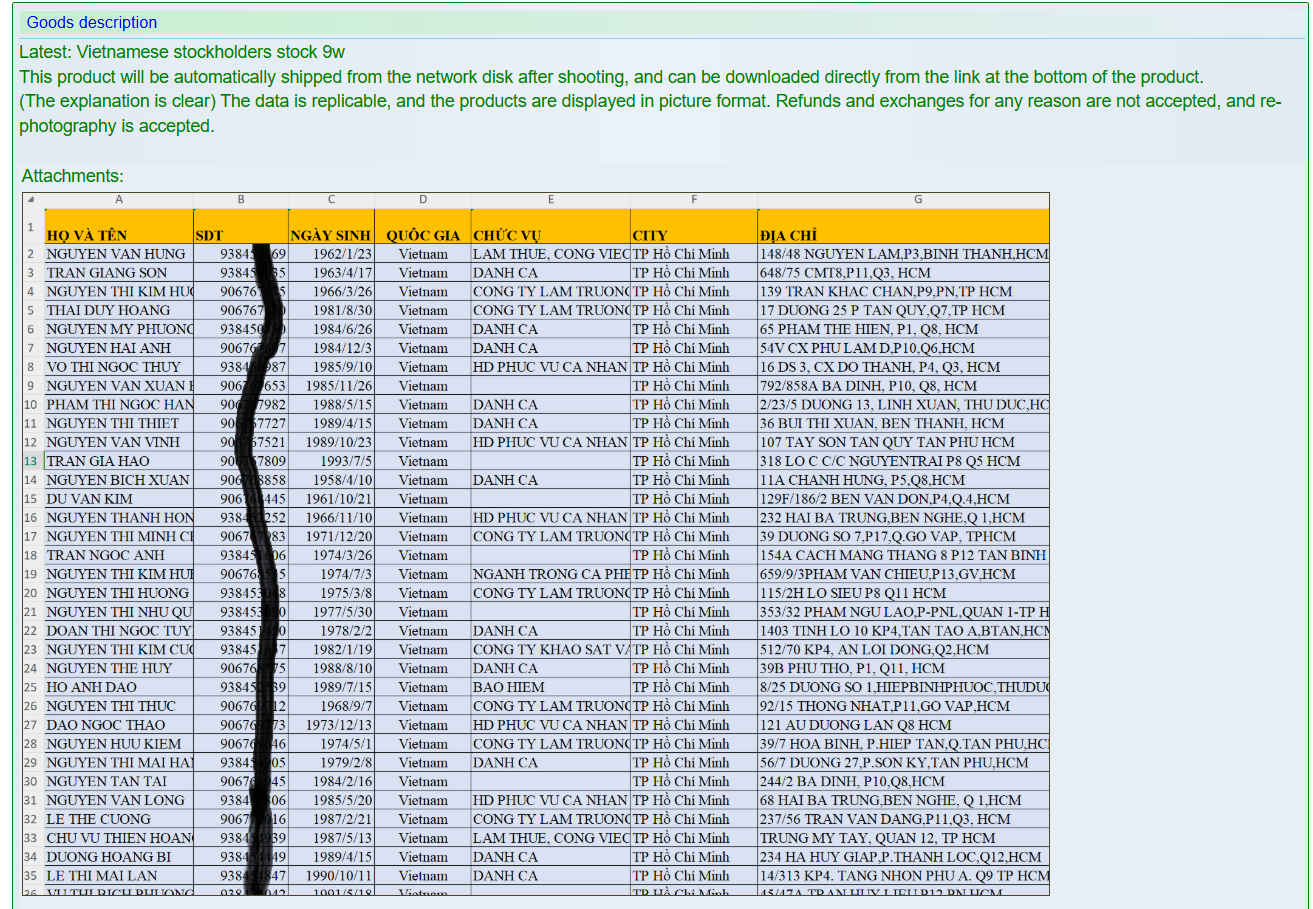 涉嫌数据泄露越南股东-xLab 威胁情报