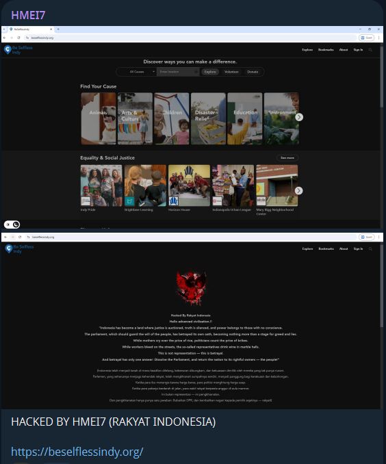 HMEI7瞄准Be Selfless Indy网站-xLab 威胁情报