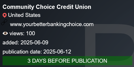 社区选择信贷Union成为PLAY勒索软件的受害者-xLab 威胁情报