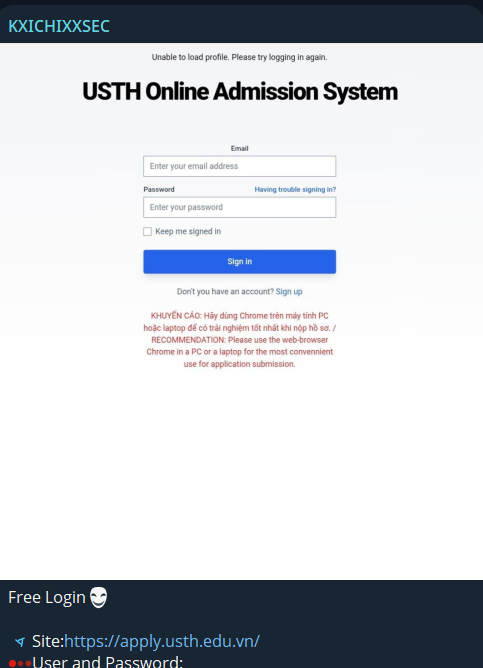 USTH越法大学涉嫌数据外泄-xLab 威胁情报