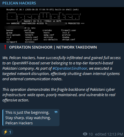 涉嫌未经授权访问身份不明的巴基斯坦公司-xLab 威胁情报