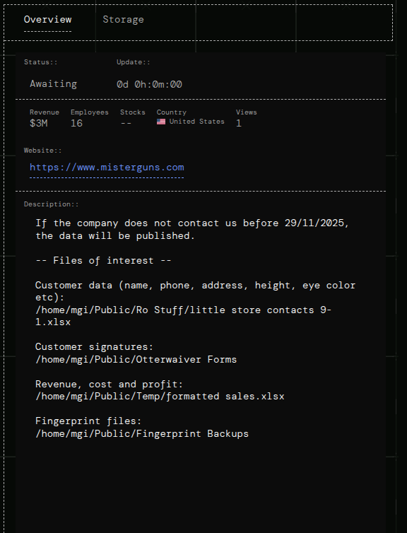 Mister Guns成为SECUROTROP勒索软件的受害者-xLab 威胁情报