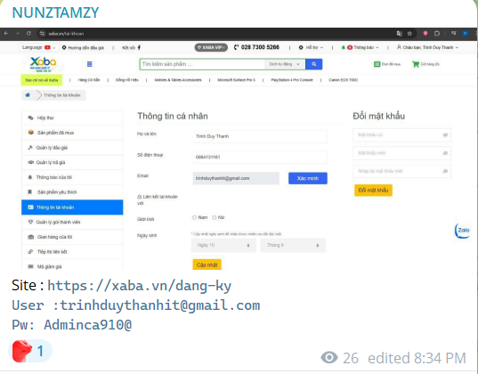 Xabo登录凭据涉嫌泄露-xLab 威胁情报