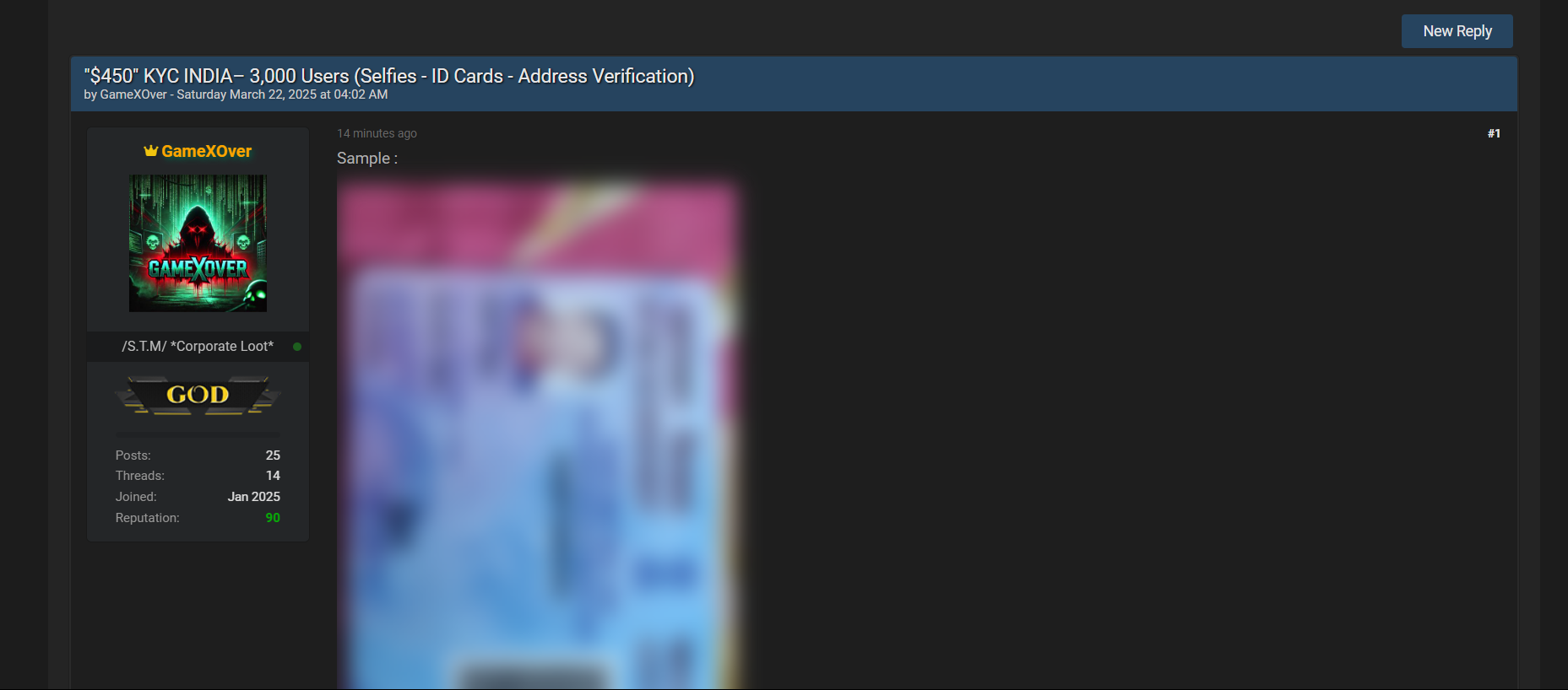 KYC INDIA涉嫌数据泄露-xLab 威胁情报