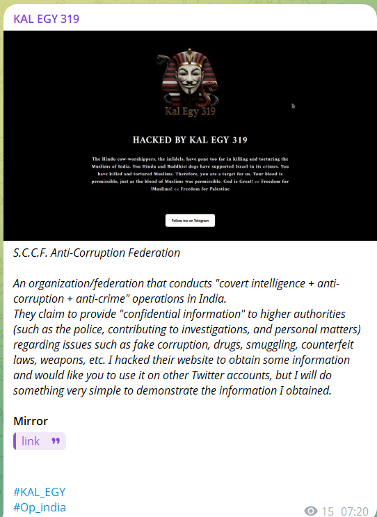 KAL EGY 319瞄准SAMTA腐败控制联合会网站-xLab 威胁情报