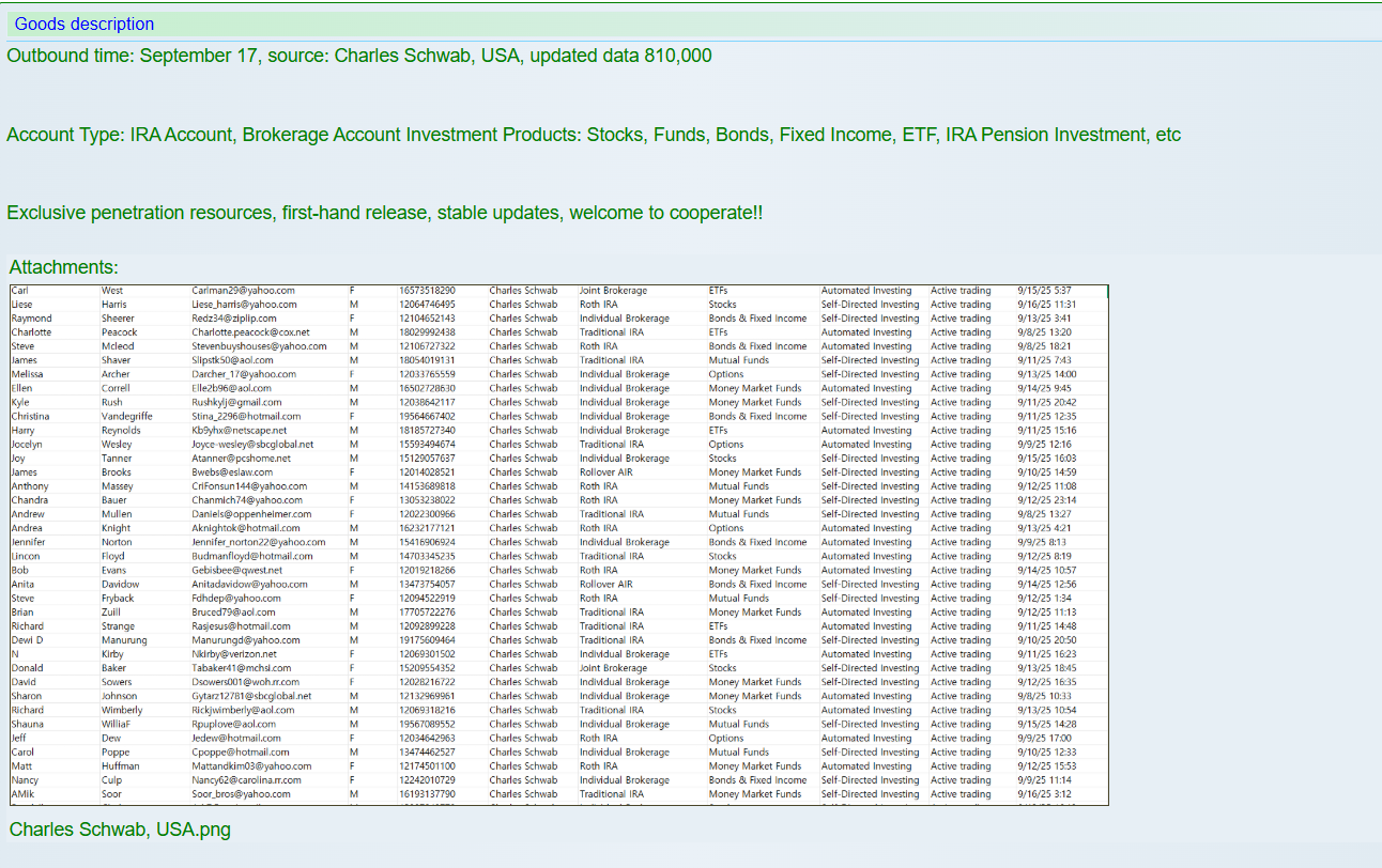 嘉信理财涉嫌数据外泄-xLab 威胁情报