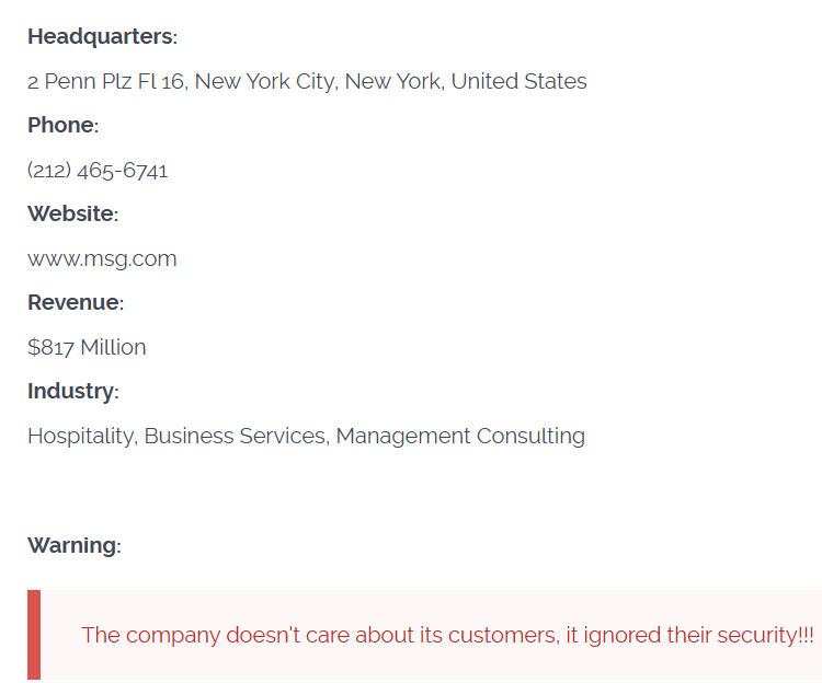 麦迪逊广场花园成为CL0P勒索软件的受害者-xLab 威胁情报