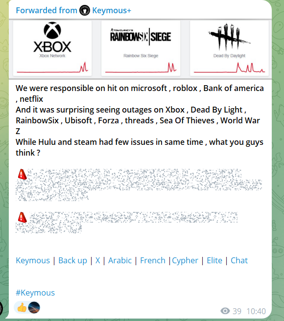 Keymous+声称已针对多个网站-xLab 威胁情报