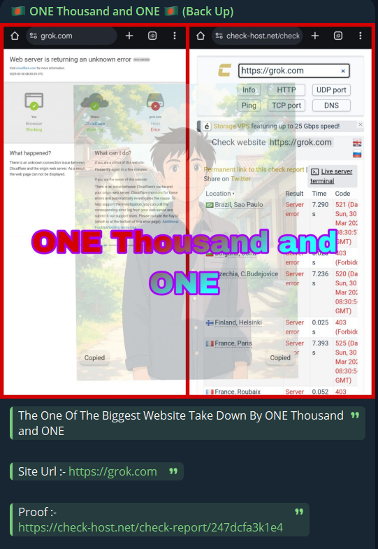 ONE Thousand and ONE瞄准GROK网站-xLab 威胁情报