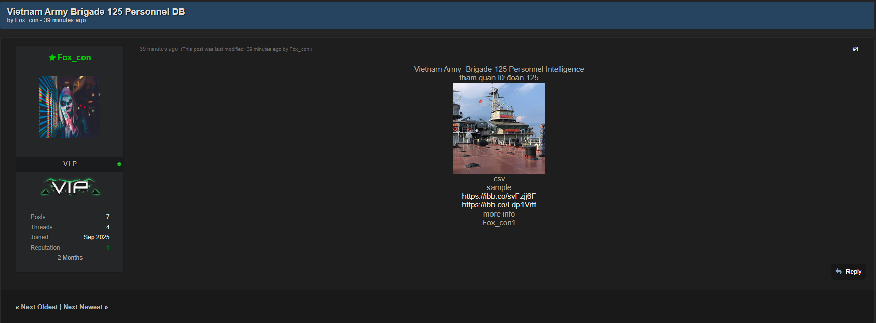 涉嫌越军旅数据泄露-xLab 威胁情报