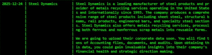 Steel Dynamics公司将victim判给akira勒索软件-xLab 威胁情报