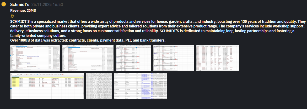 Schmidt's Naturals成为INC RANSOM勒索软件的受害者-xLab 威胁情报