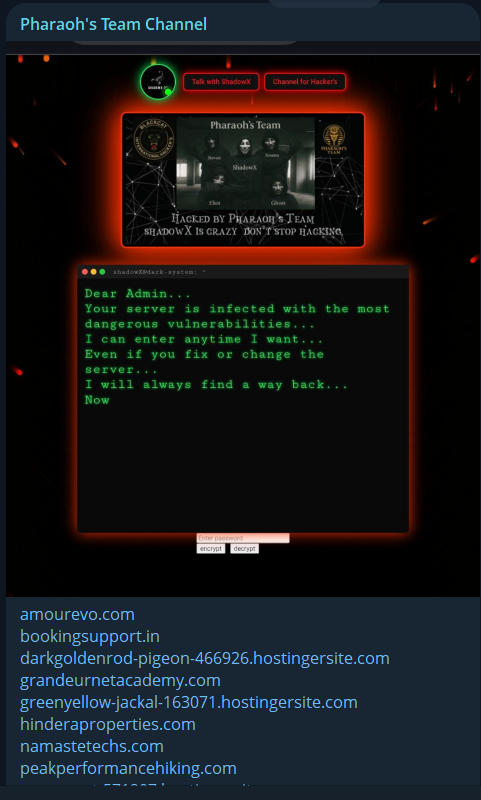 法老的团队瞄准了Hind Era Properties的网站-xLab 威胁情报