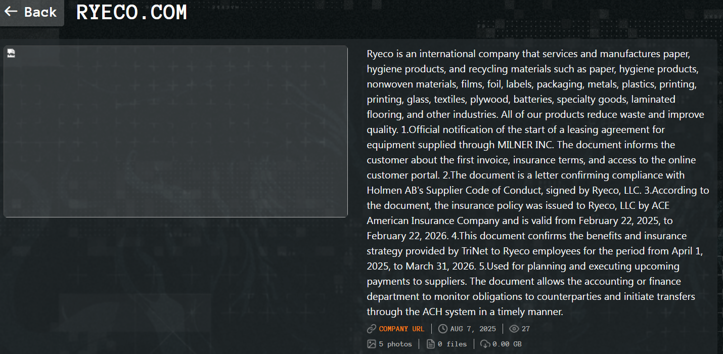 君主纸业集团成为Qilin勒索软件的受害者-xLab 威胁情报