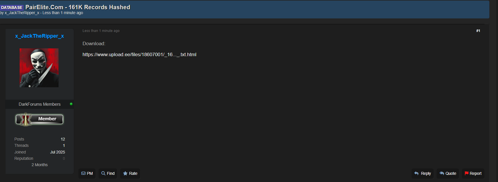 Pair Elite涉嫌数据外泄-xLab 威胁情报