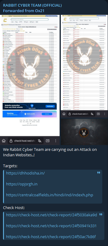 RABBIT CYBER TEAM瞄准中央煤田有限公司（CCL）网站-xLab 威胁情报