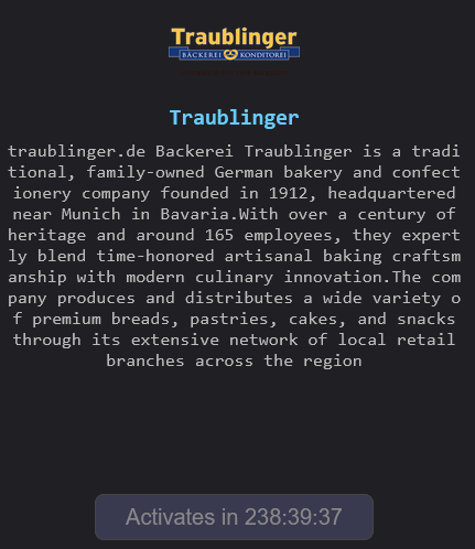Bäckerei Traublinger GmbH falls victim to The Gentlemen ransomware-xLab 威胁情报