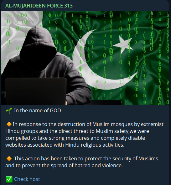 圣战者313部队瞄准印度教在线网站-xLab 威胁情报