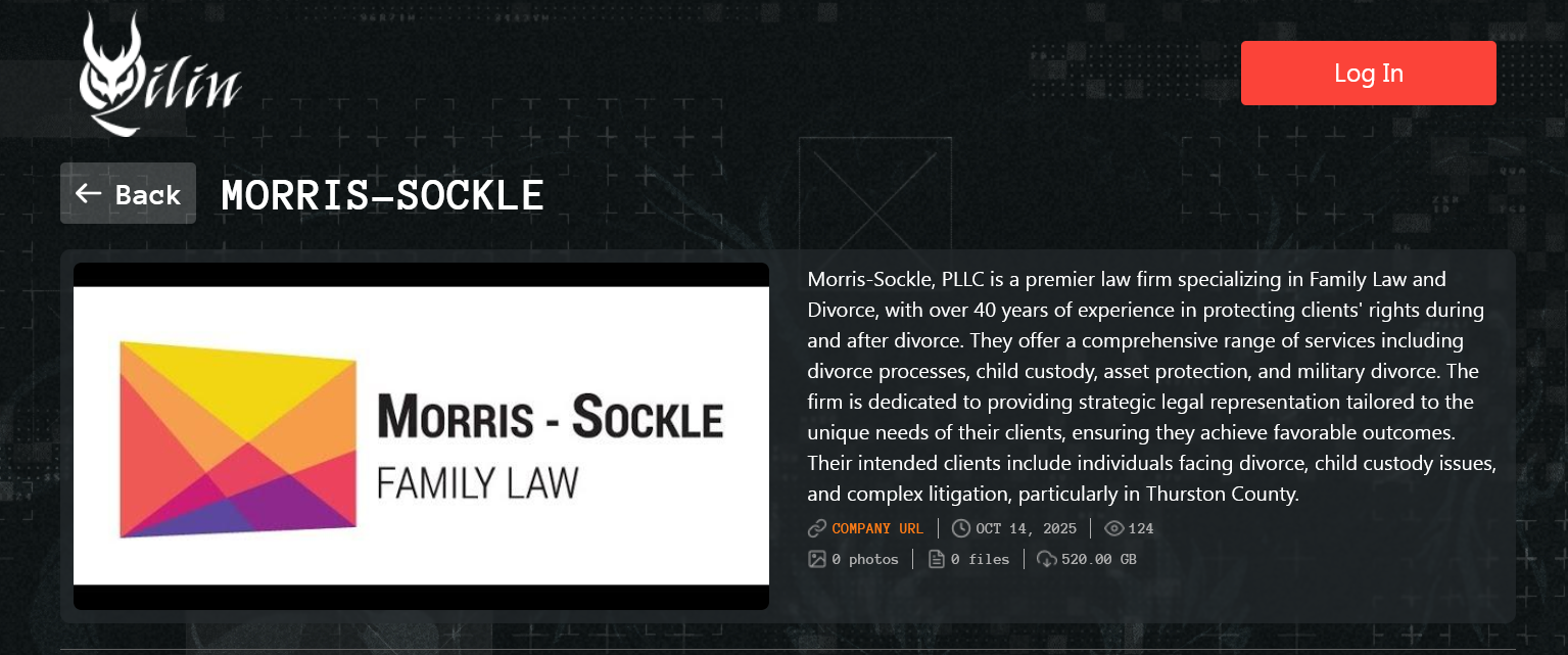 Morris-Sockle成为Qilin勒索软件的受害者-xLab 威胁情报