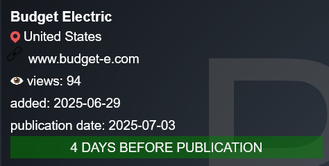Budget Electric成为PLAY勒索软件的受害者-xLab 威胁情报
