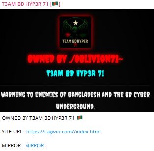 T3AM BD HYP3R 71针对Cagwin&Dorward网站-xLab 威胁情报