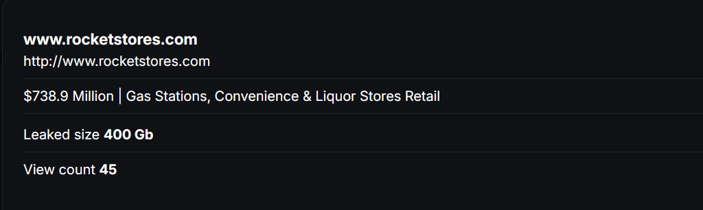 Rocket Stores成为CHAOS勒索软件的受害者-xLab 威胁情报