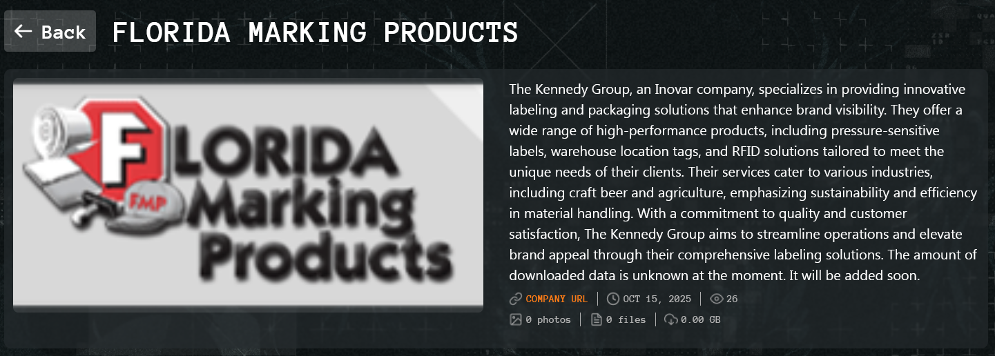 Inovar公司Kennedy Group成为Qilin勒索软件的受害者-xLab 威胁情报