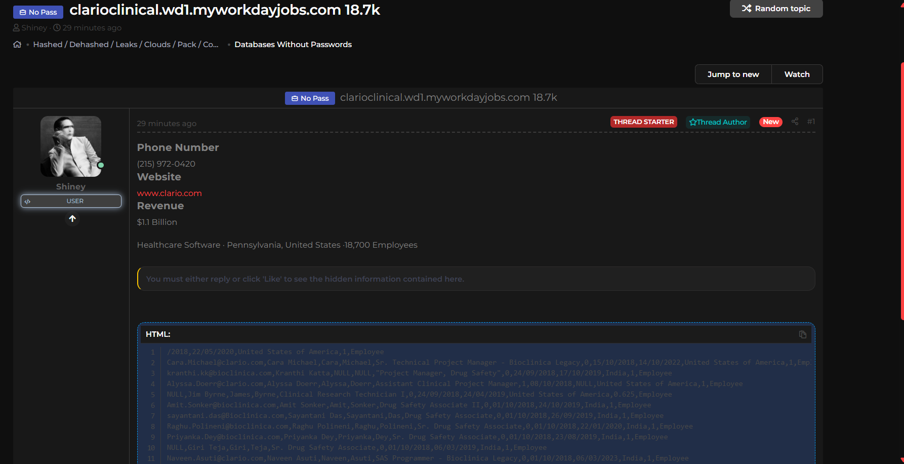 Clario涉嫌数据销售-xLab 威胁情报
