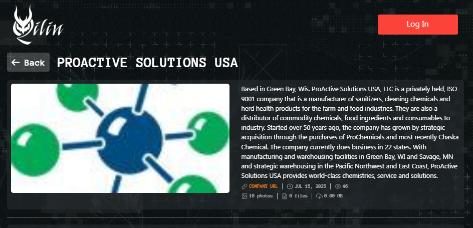 Proactive solutions成为Qilin勒索软件的受害者-xLab 威胁情报