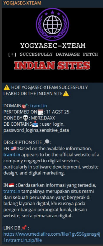 Tramt Technology Pvt Ltd涉嫌数据外泄-xLab 威胁情报