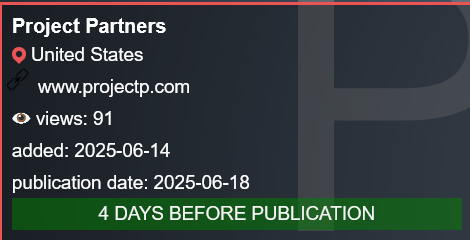 Project Partners，LLC成为PLAY勒索软件的受害者-xLab 威胁情报