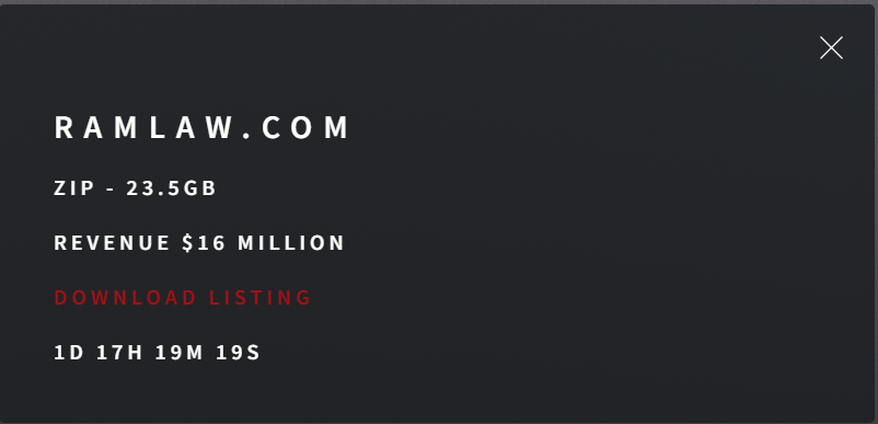 Robinson&McElwee PLLC成为SAFEPAY勒索软件的受害者-xLab 威胁情报