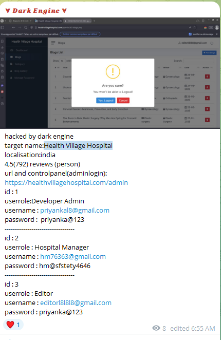 涉嫌出售健康村医院的多重通道-xLab 威胁情报