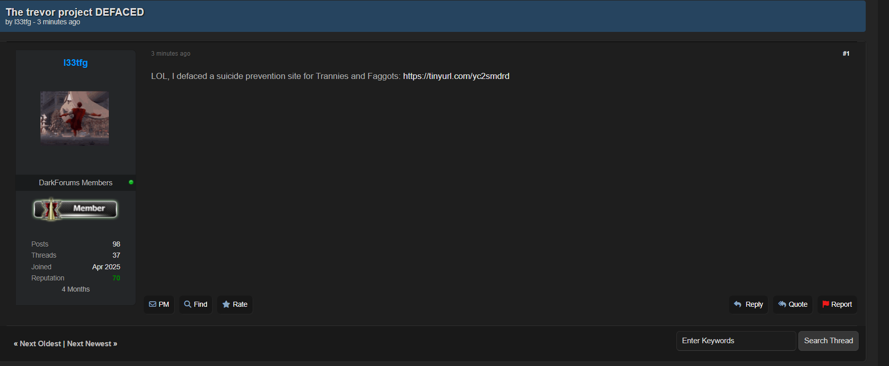 I33tfg针对特雷弗项目的网站-xLab 威胁情报