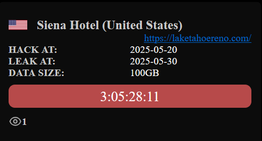 太浩湖里诺成为NightSpire勒索软件的受害者-xLab 威胁情报