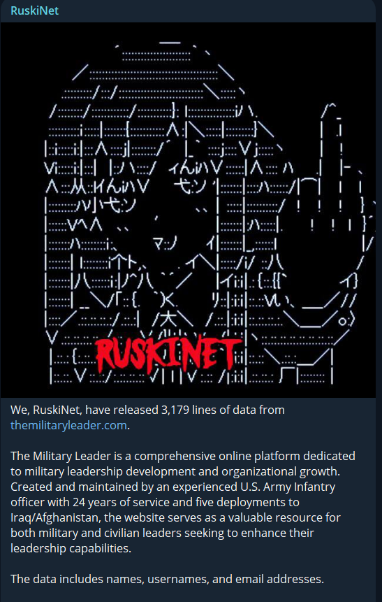 据称对军事领导人进行数据泄漏-xLab 威胁情报