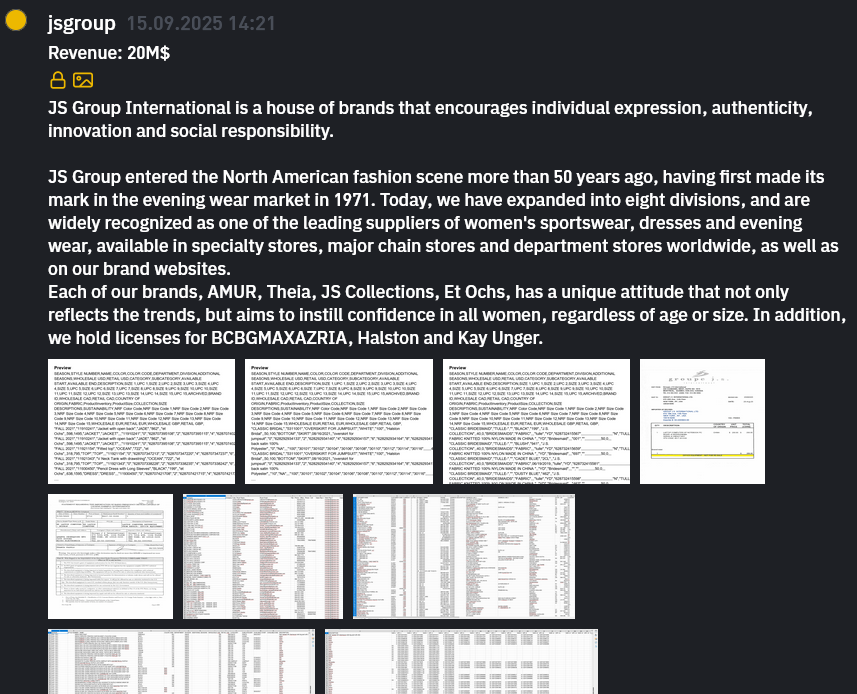 JS集团成为INC RANSOM勒索软件的受害者-xLab 威胁情报