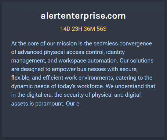 Alert Enterprise成为VanHelsing勒索软件的受害者-xLab 威胁情报
