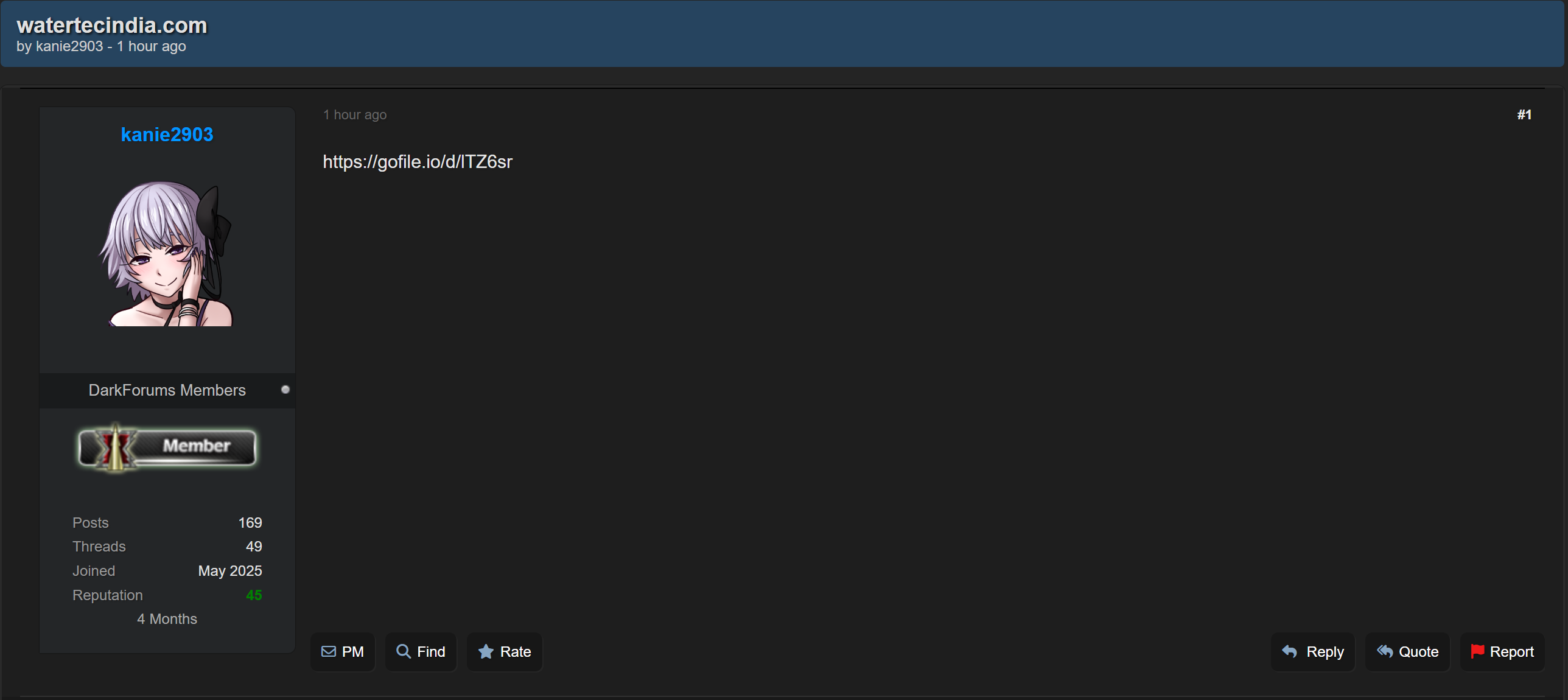 Watertec India Pvt Ltd涉嫌数据外泄-xLab 威胁情报