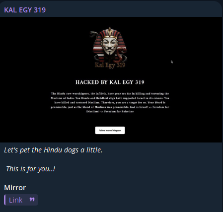 KAL EGY 319针对印多家网站-xLab 威胁情报